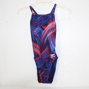 Spedo NavyRed White Endurance Fly Back One Piece